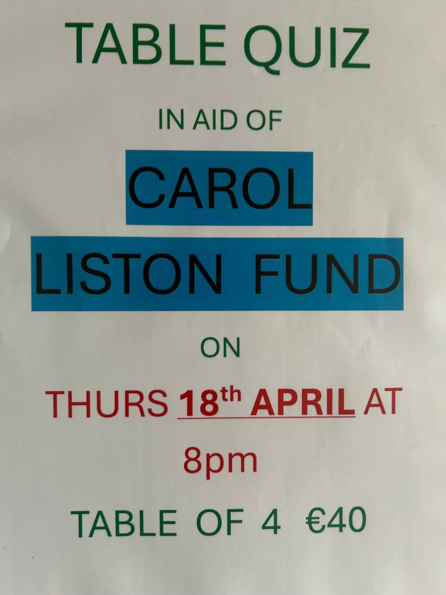 Whelan’s Bar this week