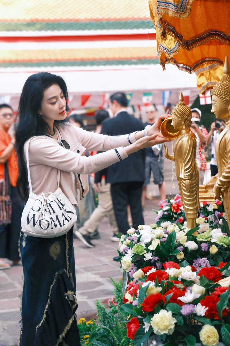 realBingbingFan's tweet photo. I had so much fun! Thank you for the adventure, the flavors, and the laughter. Until we meet again! Khob khun mak ka 🇹🇭❤️ @AmazingThailand https://t.co/CvSv3jOILl