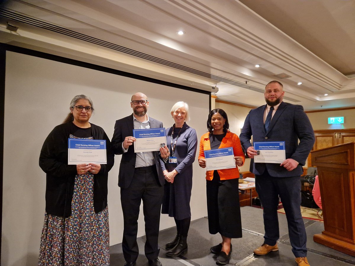Congratulations to our amazing HCSWs Ravi, Ben, Anna and Alex for being awarded the Chief Nurse Officer HCSW award!#LondonHCSWconference #wearehcsws @MaudsleyNHS @MaudsleyDoN @HelenKelsall3