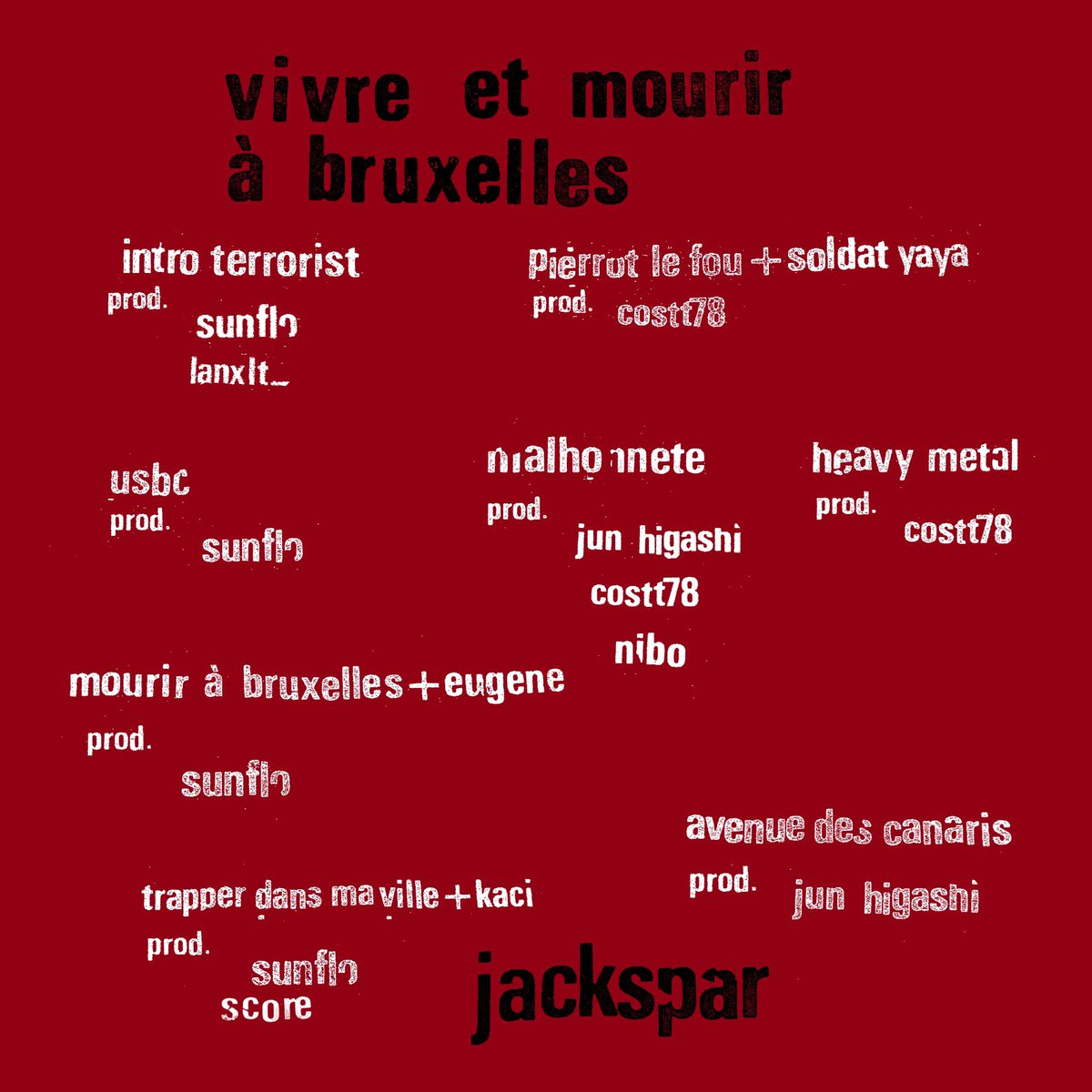 ncssunflo's tweet photo. Vivre et Mourir à Bruxelles de @jackspar_ncs disponible partout

J'ai produit les tracks
1. Intro avec l'aide de @lanxlt 
3. USBC
6. Mort à Bruxelles (ft @04PK7 )
7. Trapper dans ma Ville en coprod avec @scoresexyvoice (ft @ssbules )

❤️ https://t.co/UQWQsh8SHF
