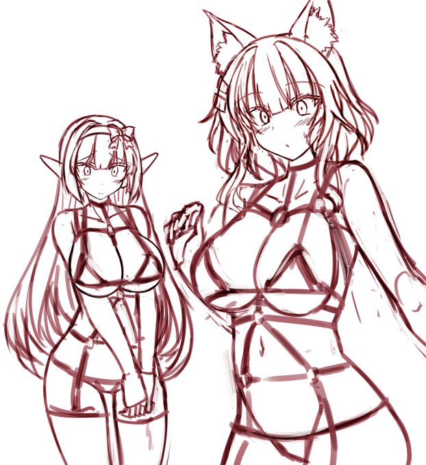 ラフ上げる許しが出たんだわ。最近頻繁にRTしてるから勘の良い諸兄は誰かわかると思うんだわ 