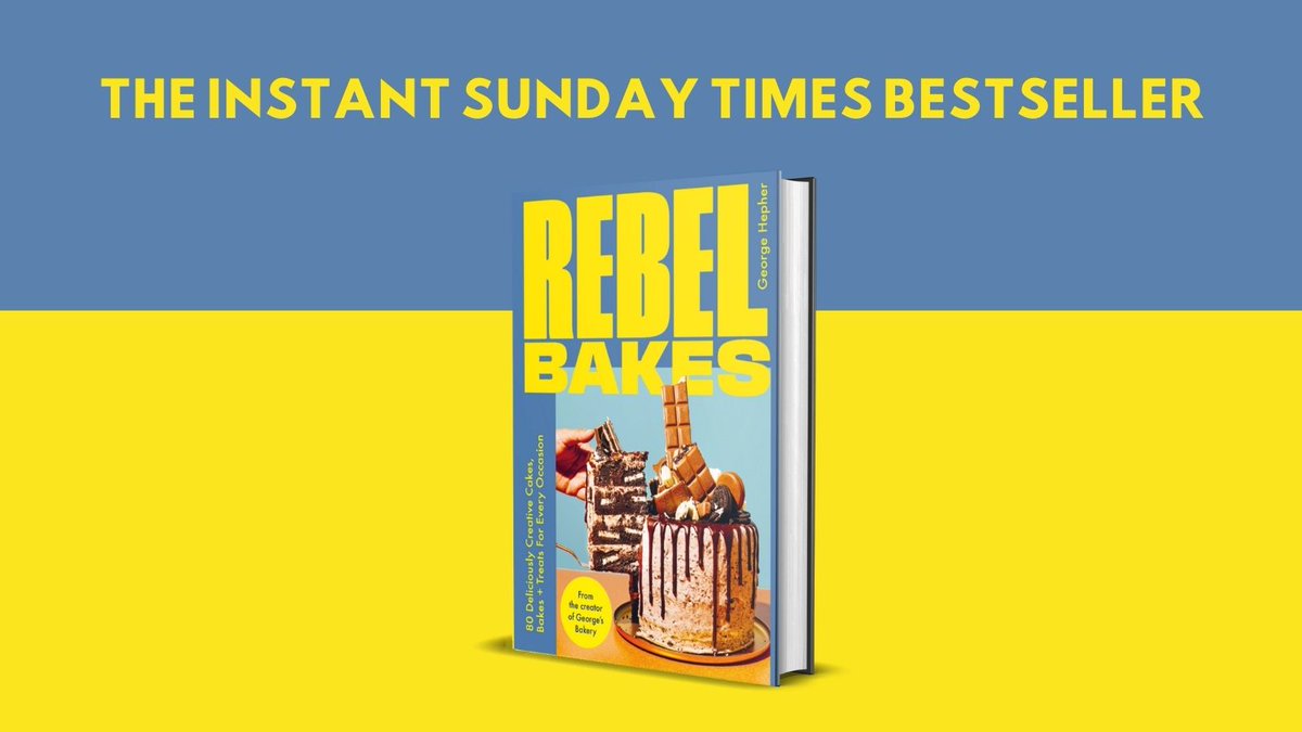 A massive congratulations @georges_bakery on the immediate Sunday Times Bestseller status for your debut cookbook. What an achievement! 🎂🙌🥳🥂