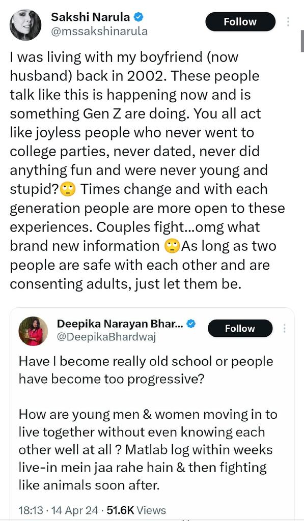 Toxic Feminism in a nutshell: ◾Sh*t over a post twisting its context ◾Make it about women when it isn't ◾Indulge in name calling other woman happily ◾Judge work of others incessantly ◾When given back, cry incel, misogyny, patriarchy ◾Then seek fake validation 🤡