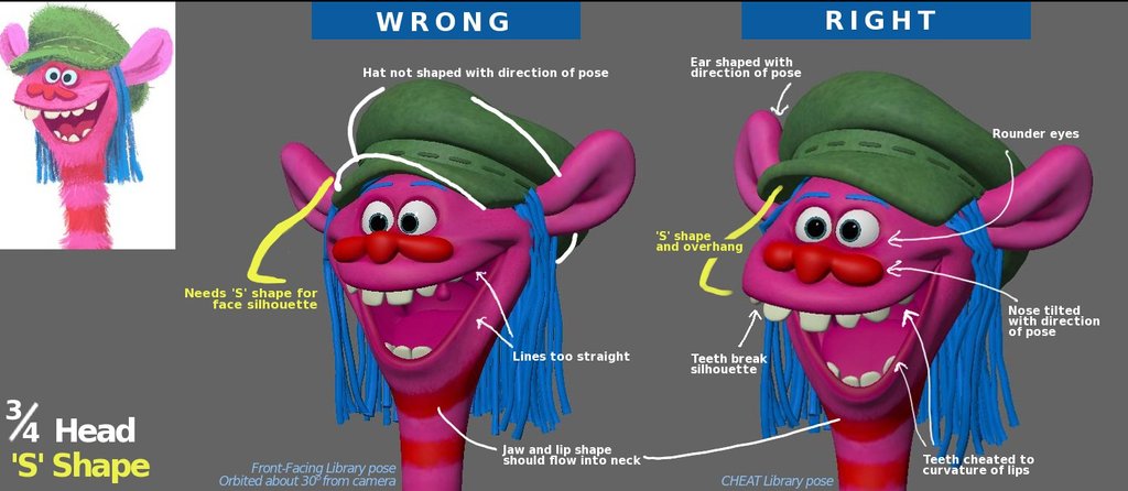 Fleshing out character designs so they're readable is an important part of the animation process. Here's how they built Cooper from Trolls lovable from every angle

#agorastudio #framebyframe #animation #reference #resource #characterdesign #conceptart #previs #visdev #dreamworks