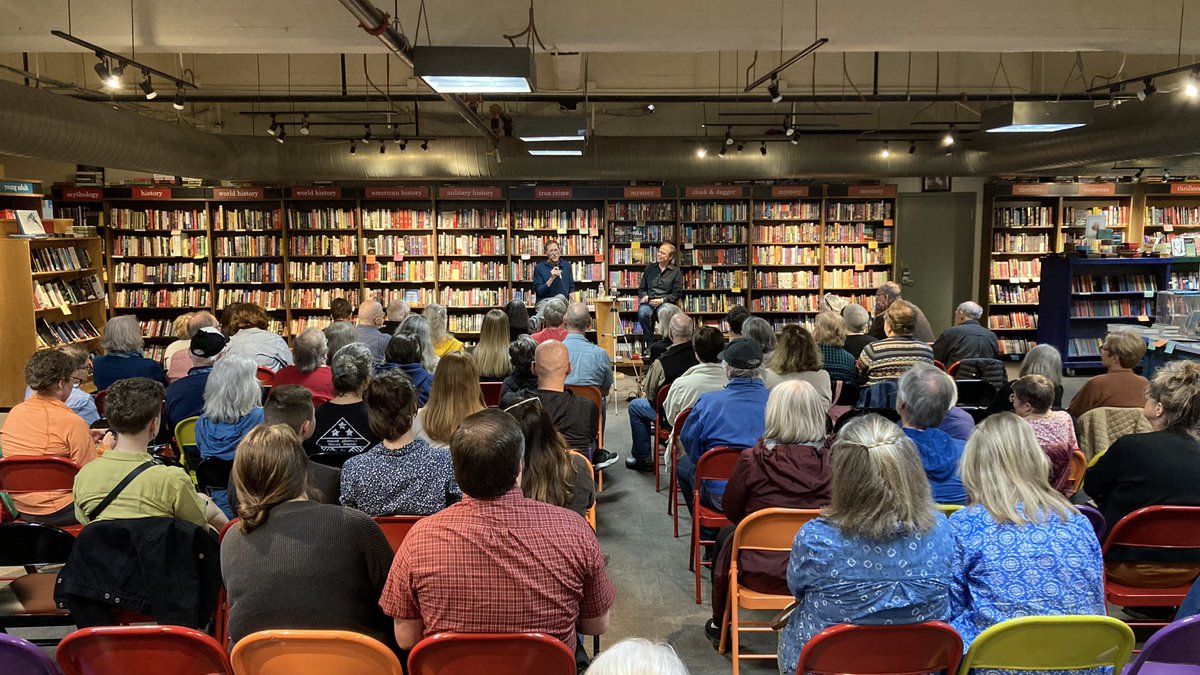 Last night was a special one. Leif Enger at Boswell, at last. Signed copies of I Cheerfully Refuse (and some paperbacks of his other novels, too!) available now. boswellbooks.com/book/978080216…