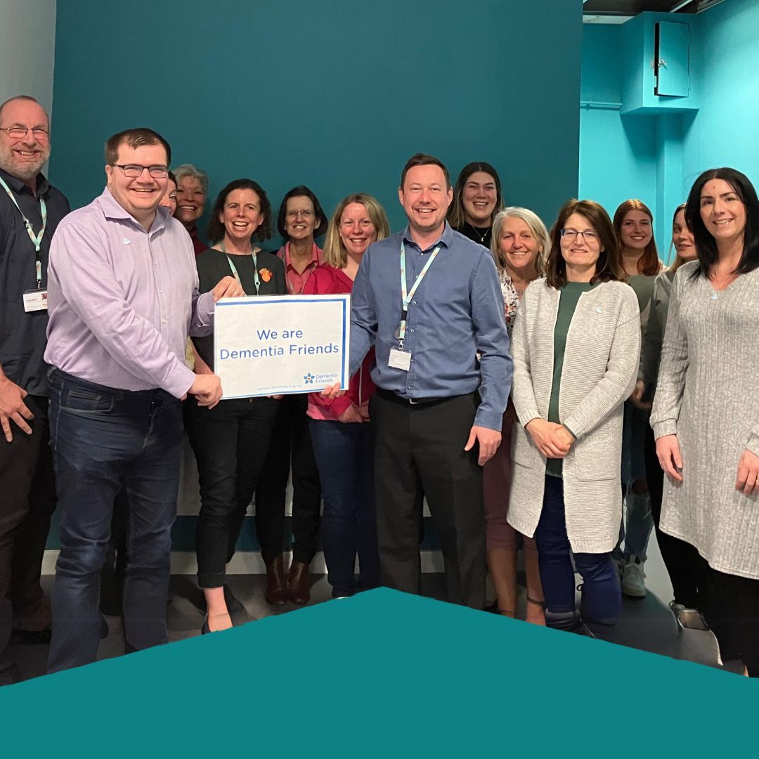 This morning we were joined by Rachel and Harriet from Alzheimer's Society who delivered the Dementia Friends training to our staff team. Thank you @DementiaFriends for visiting our centre to deliver this training! @alzheimerssoc #DementiaFriends