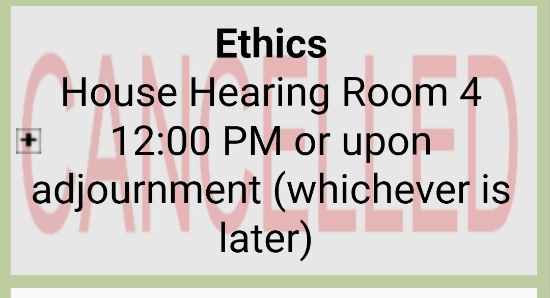 A day after the leaders of the House Ethics Committee accused Speaker Dean Plocher of obstruction and witness intimidation, the committee’s Tuesday hearing has been canceled. House Republicans are apparently caucusing outside the Capitol this afternoon. #moleg #mogov