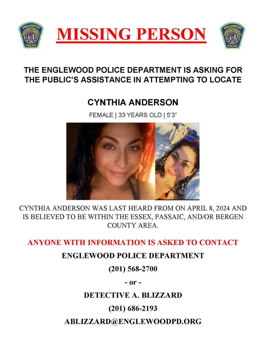 *MISSING PERSON*

#ENGLEWOODEXCELLENCE #englewoodpolice #bergencounty #missingperson #missing #englewood #nj #newjersey