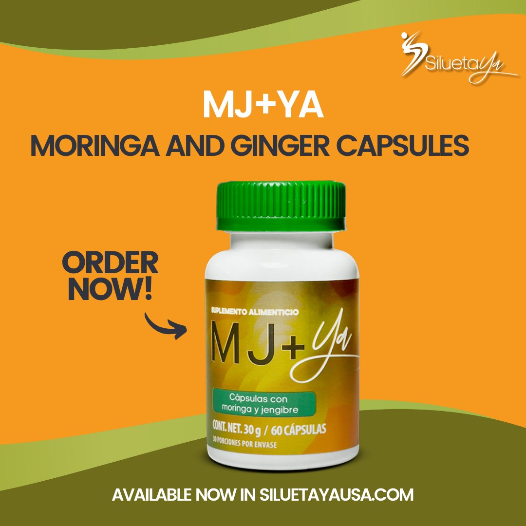 'Discover natural energy with our Moringa + Ginger capsules! 🌿💪🔥 Boost your day with the perfect combination of nutrients and a touch of spice. 💥 Elevate your well-being with every capsule! 🚀 #NaturalEnergy #Moringa #Ginger'