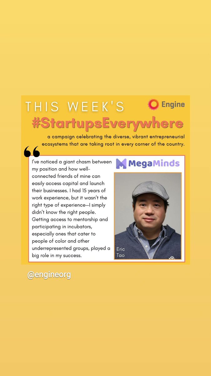 Thank you @EngineOrg for featuring MegaMinds and supporting the growth of technology. It was wonderful speaking and connecting with you. Check out their page for the full interview.