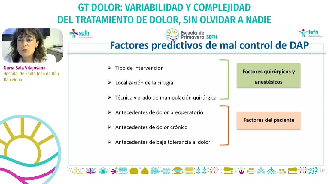 sefh_'s tweet photo. El dolor infantil: el gran olvidado ¿predictores de dolor postoperatorio crónico? ¿qué impacto tiene en el niño y en la familia? @AnaMinguezMart

Más del 80% pacientes sometidos a intervención quirúrgica experimentan dolor postoperatorio agudo ¿qué conlleva? ¿cómo manejarlo? @nunasala

@dolor_sefh #PrimaveraSEFH