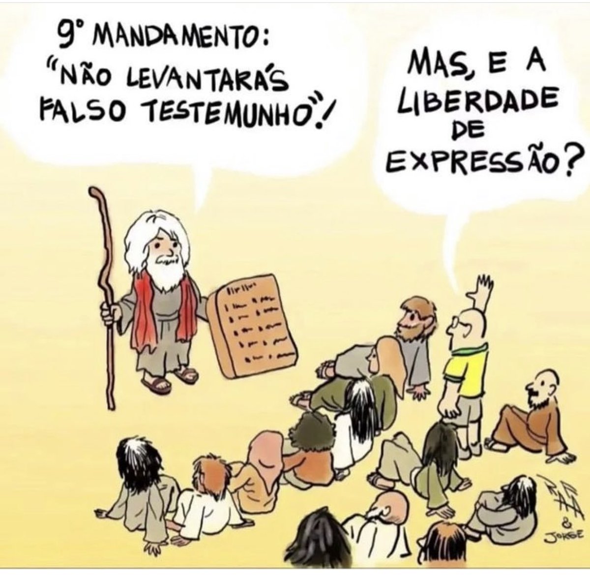 Charge que explica o cenário atual!!! Brilhante!!! Magnífica charge!!