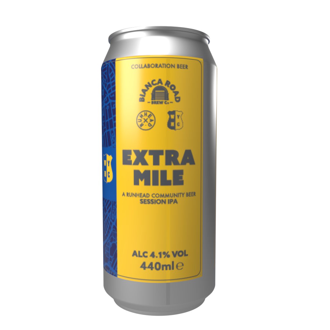 So #excited! #ExtraMile #beer is here! Huge #thanks to Terry @biancaroad and @RunheadAC Join us at a Post Marathon Party at Bianca Road Brew Co (83-84 Enid Street SE16) on  Sunday 21st April. Taproom open from 12pm #ExtraMile will be available on tap and in cans.  See you there!