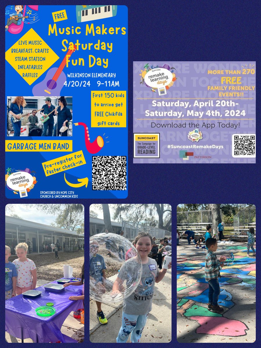 Our first #SuncoastRemakeDays is this Saturday and it will be EPIC! Come join us for this FREE fun family event. #RemakeDays.