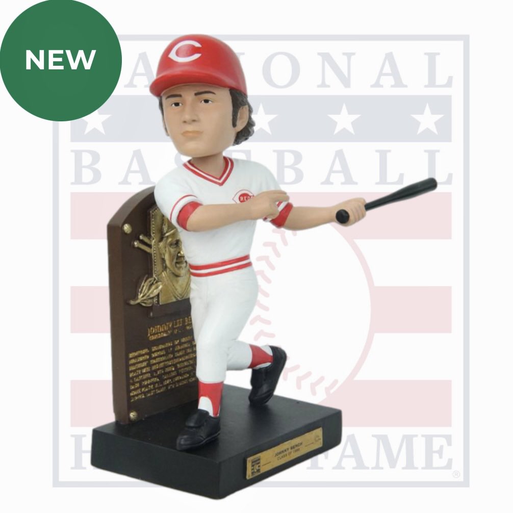 BobbleDeNiro's tweet photo. Four new Hall of Fame plaque bobbleheads! Limited to 216 each 🔥🔥🔥🔥 @baseballhofshop https://t.co/12JswRe8jq