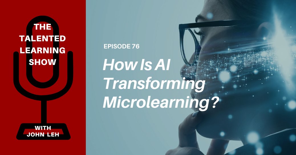 NEW: AI is rapidly redefining #onlinelearning. But one of the most powerful applications I've seen is #AI in #microlearning.⚡

Join me as I discuss with @VladGrigoriu, CEO + Co-Founder at @CodeOfTalentCom on the Talented Learning Show podcast ▶ talentedlearning.com/podcast-76-pow…

#LT24UK