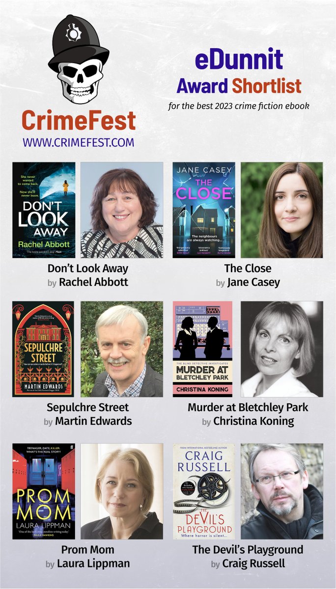 Absolutely thrilled to be on the shortlist for a 2024 CrimeFest Award! Some tough competition, but it's just great to be included. The award will be announced at a gala dinner on 11th May. #CrimeFestAwards Thanks to all my lovely readers for buying (and reviewing!) my books!