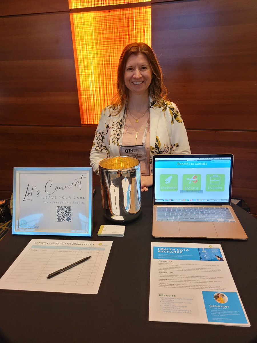AppEaseForLife's tweet photo. Come visit us at the Global Insurance Symposium #insurtech expo from 11:30am-1:30pm and from 5:00pm-6:00pm. The rest of the Global Insurance Accelerator cohort is here as well! #Iowa https://t.co/qZFyxLdnoz