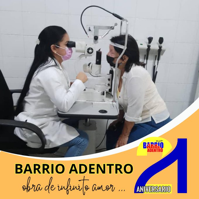 Barrio Adentro, proyecto social humanista y solidario, 21 años salvando vidas. #21AniversarioBarrioAdentro #CubaPorLaVida #CubaCoopera <a href="/cubacooperaven/">Brigada Médica Cubana en Venezuela</a> <a href="/MINSAPCuba/">Ministerio de Salud Pública de Cuba</a> <a href="/japortalmiranda/">José Angel Portal Miranda</a>
