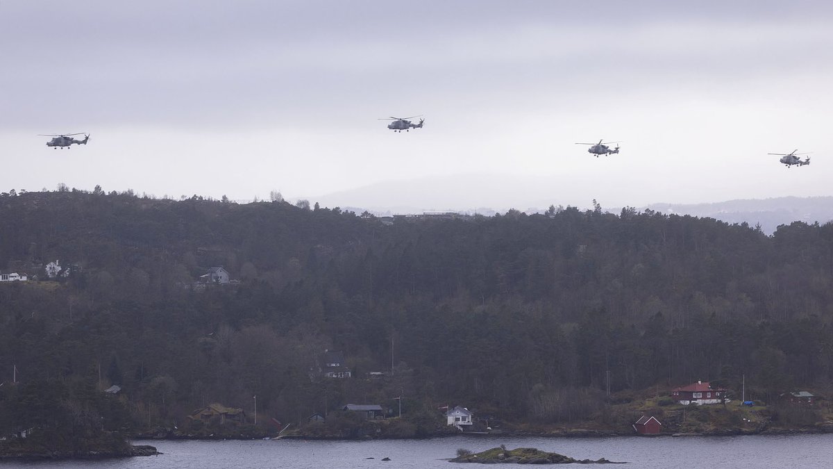 Wildcats of @815NAS arrive in Bergen, 🇳🇴Norway for exercise #TamberShield2024