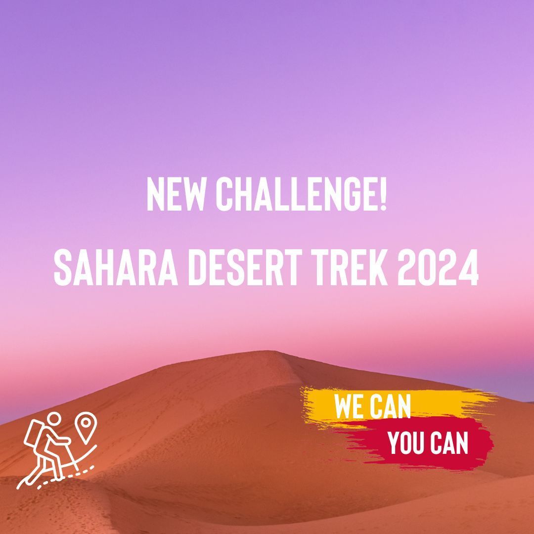 Join our team for an unforgettable challenge this year! Announcing our Sahara Trek 2024 to help beat brain tumours sooner. Over the course of 5 days you will traverse 100km through Morocco. Follow the link for more information and to sign up today!
buff.ly/4cWwODP