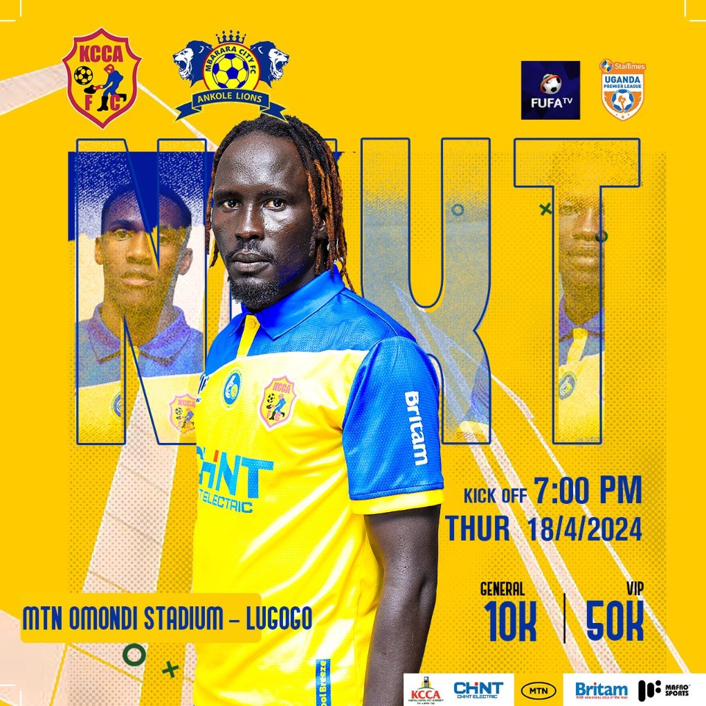 Back to action this Thursday as we take on @mbararacityfc1 They will feel the wrath of a cityzen tujja tujja @KCCAFC @Anishamu