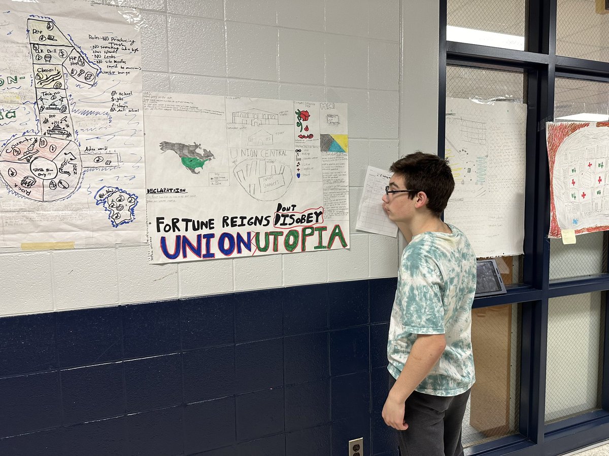 Jenny Rogers (@jrogerslms) on Twitter photo Last week students planned their “perfect” community. It was great to join the other 7th graders and create these visionary worlds which included an element that disrupted their balance. Dystopian for the win. <a href="/mulewicz17/">Michelle Ulewicz</a> <a href="/MissMendola/">Maria Mendola</a> <a href="/LarsonMS/">Larson Middle School</a> Last week students planned their “perfect” community. It was great to join the other 7th graders and create these visionary worlds which included an element that disrupted their balance. Dystopian for the win. <a href="/mulewicz17/">Michelle Ulewicz</a> <a href="/MissMendola/">Maria Mendola</a> <a href="/LarsonMS/">Larson Middle School</a>