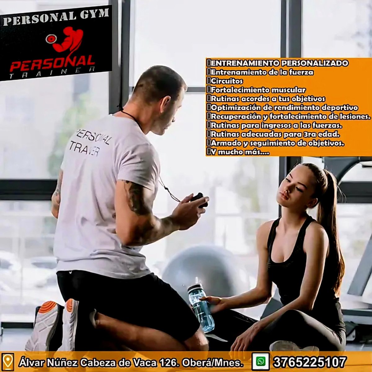 OliverasJose's tweet photo. ✔️PERSONAL GYM OBERA🏋️💪🏻
📍Alvar Núñez Cabeza de Vaca N° 126 (Frente al Barrio Krause)
📲WhatsApp 3765225107 (José Andrés)👉🏻 SERVICIO DE ENTRENADOR PERSONAL
#personalgym #personaltrainer #entrenamientopersonal #gimnasio #gym #ENTRENARESSALUD #sobrecargas #rutinasgym #entrenado https://t.co/xm1IQFE9MY