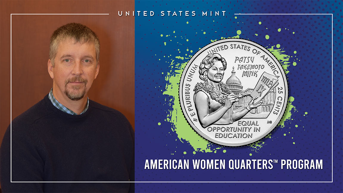 U.S. Mint Medallic Artist, John P. McGraw, sculpted the Patsy Takemoto Mink Quarter. 'She was an amazing Congresswoman and a true pioneer who worked tirelessly to champion women’s rights.' bit.ly/3lARoRu #HerQuarter @womenshistory, @SIAmericanWomen