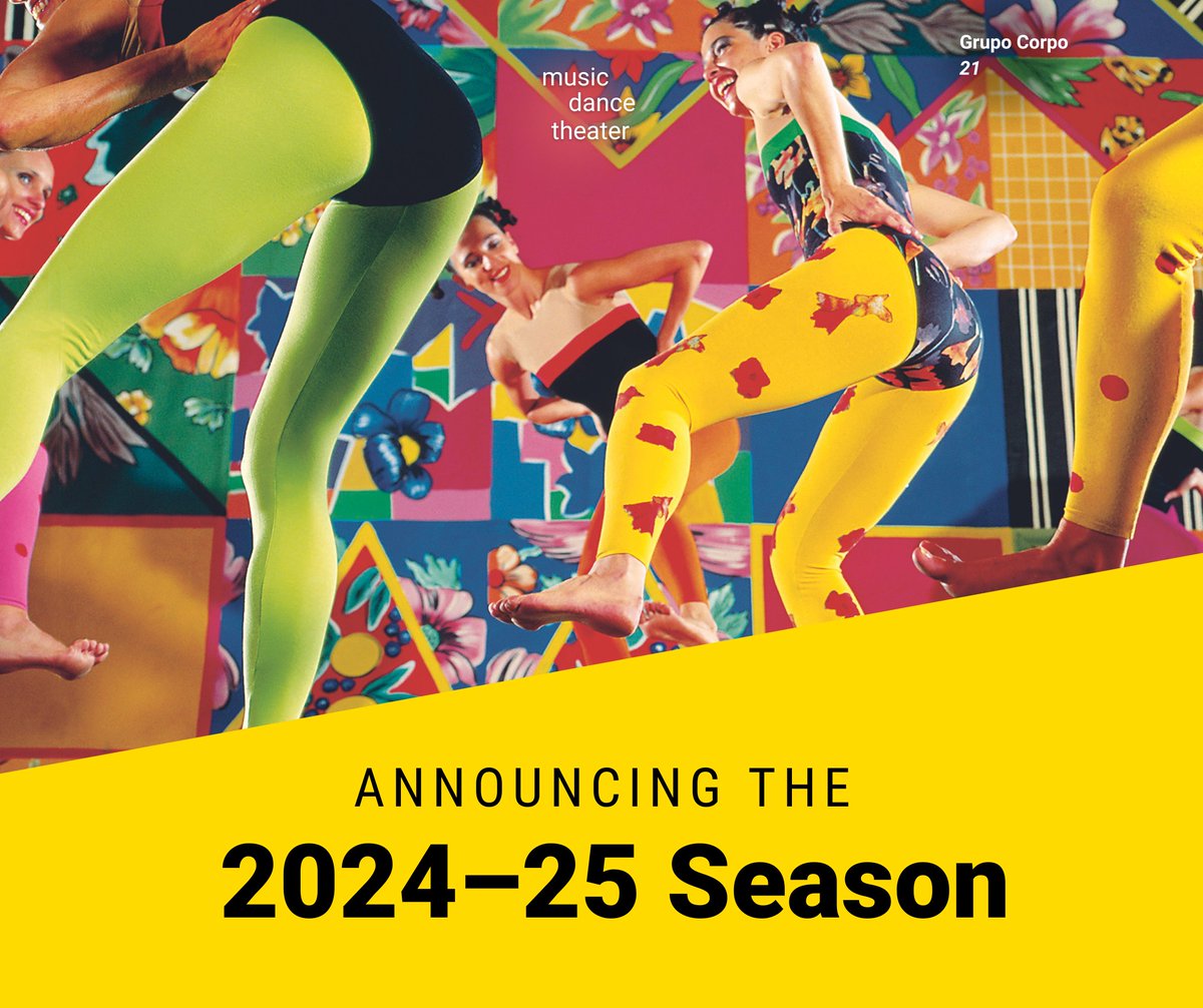 Announcing our 2024-25 Season! It's a thrill. 📆 To explore the new season calendar, go here: bit.ly/3JiC9I8 📰 To view our new, interactive digital brochure, go here: bit.ly/3Jh4caJ