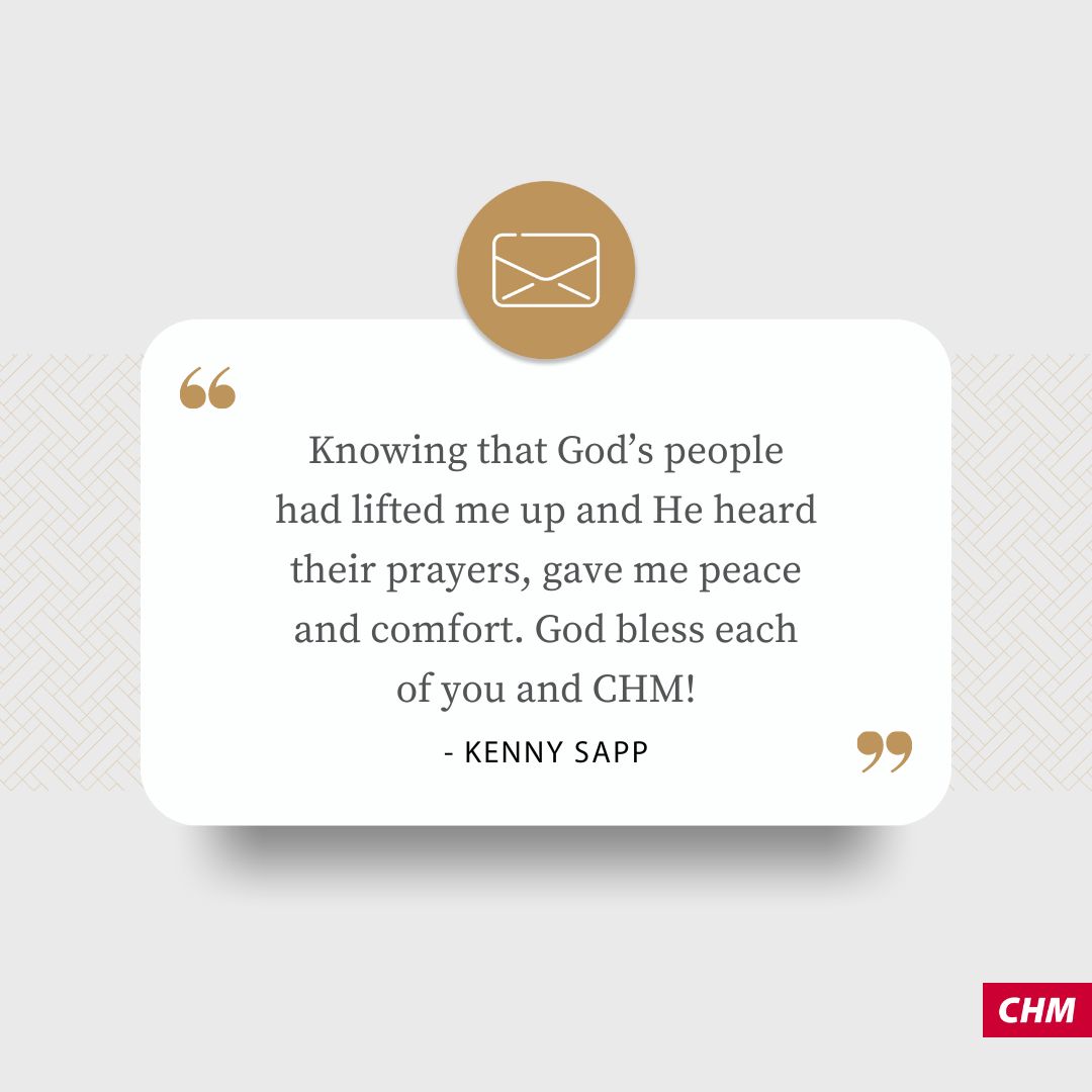 CHM members are not only prayed for by our staff, but also fellow members! What a blessing it is to lift one another up in prayer. He hears us! 🙌 Be uplifted by our faith-focused blogs here: bit.ly/3EsVmUJ #letterstochm #iamchm #prayer #encouragement