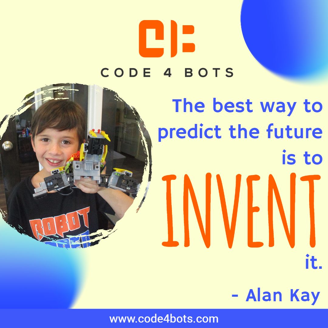 Parents, witness the creativity and innovation that flourishes in your kids as they explore the world of robotics with us. Visit buff.ly/35YvNd4 to check out our programs. Let's inspire the next generation of inventors together! #code4bots #younginventors #2024summercamps