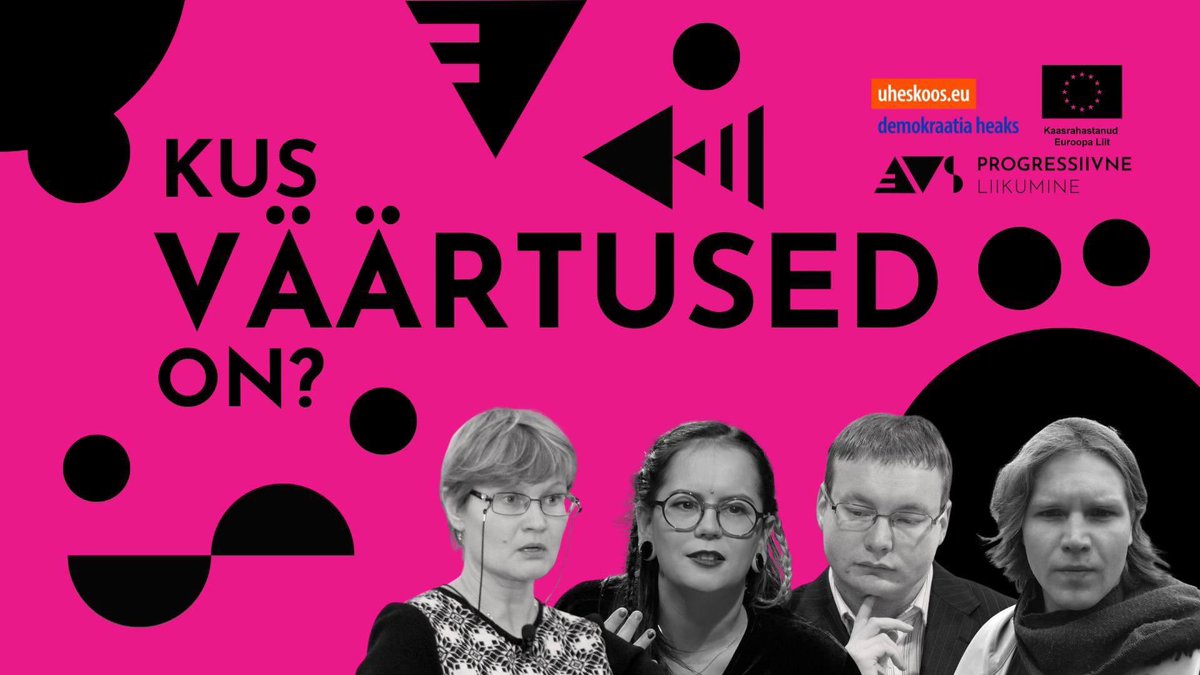 🇪🇺 Juba ülehomme, 18. aprillil, arutame Tartu Genialistide Klubis väärtustest. Täpsemalt sellest, mis on Euroopa väärtused, mis on Eesti väärtused, mis on erinevused ja ühisosad ja mis suunas areneme.

🫶 Tule kaasa rääkima: facebook.com/events/s/motte…