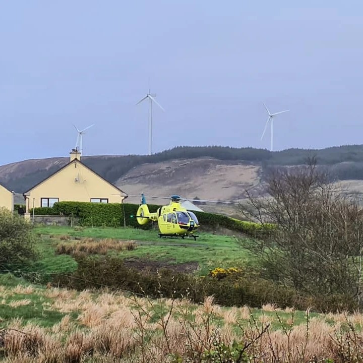 Yesterday AeroMed01 attended a RTC, landing was pictured by our own ICO crew from Limerick. Any idea where this rural spot might be?