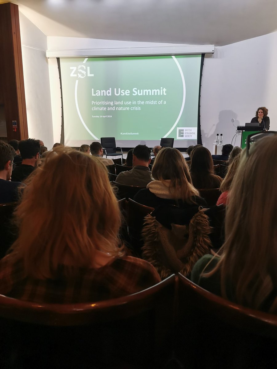ecologyhans's tweet photo. Inspiring and thought provoking day at the #landusesummit with @ZSLScience and @BritishEcolSoc! https://t.co/Y4vQcRdCIN