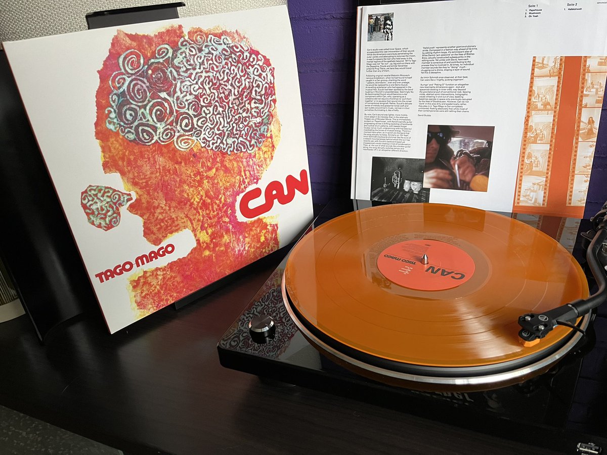 DonQuichotte69's tweet photo. #plaatvandedag Can - Tago Mago (reissue 2013, coloured vinyl) #vinyl #vinylcollection #vinylcommmunity #1001albumsyoumusthearbeforeyoudie #nowspinning #can https://t.co/EfaJQXa11J