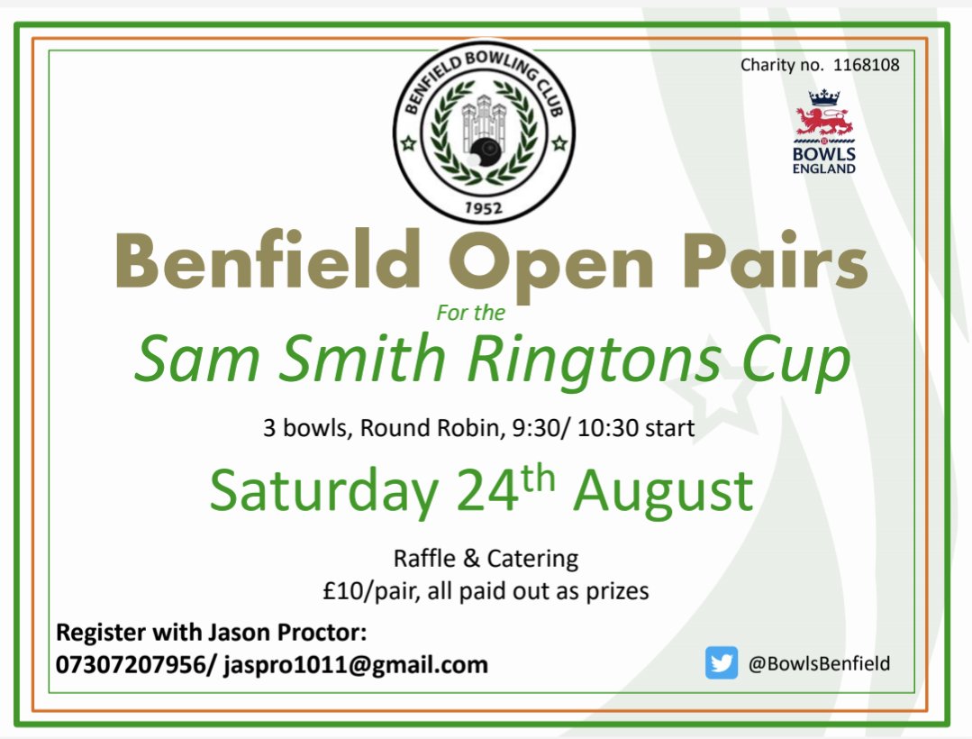 BowlsBenfield's tweet image. It's great to be back! 💪 Benfield open is always great fun, food &amp;amp; bowls! Get your names down fast before the spaces fill!