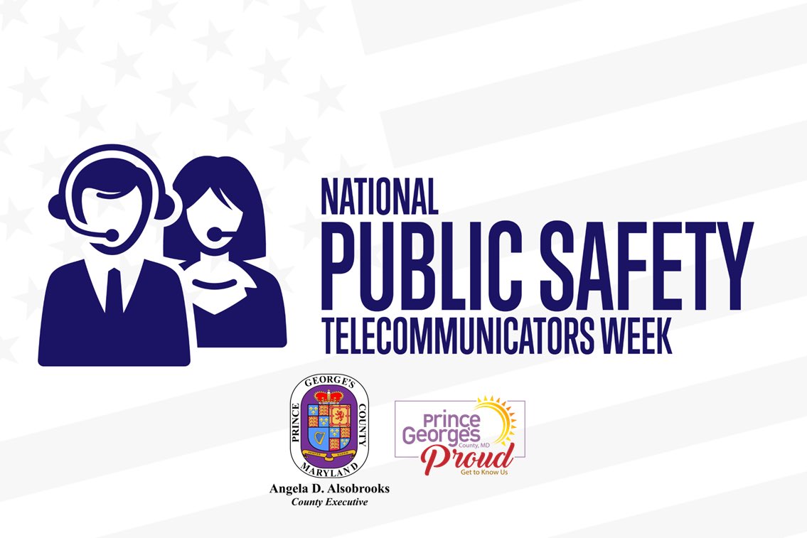 This week is #NPSTW, Prince Georgians! We are #PrinceGeorgesProud to recognize our dedicated public safety communications personnel who assist our residents when they are most in need and thank them for their exemplary service and unwavering commitment.