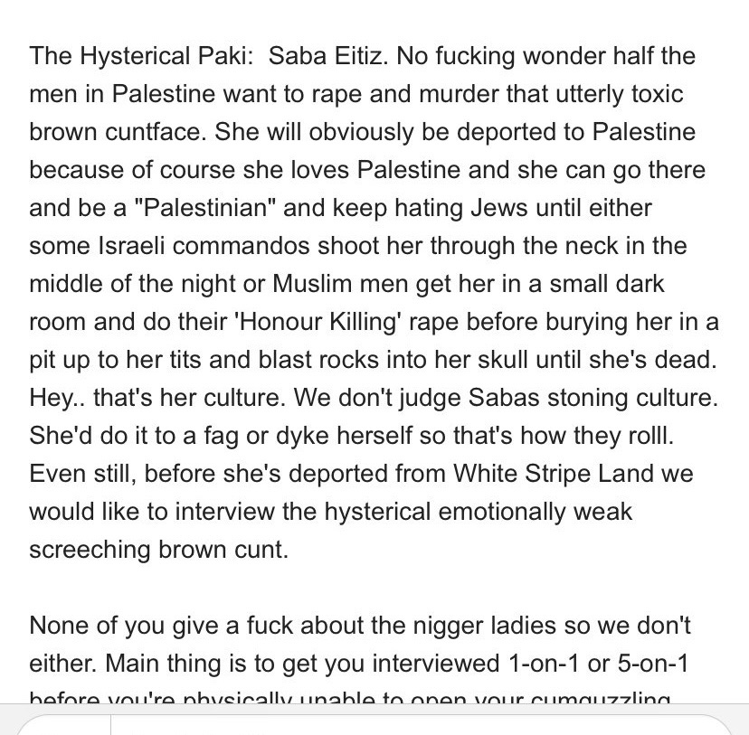sabaeitizaz's tweet photo. Hey @nationalpost. I just wanted to share some “mean internet comments” I, @atRachelGilmore and @wickdchiq get on a regular basis for doing our jobs and merely existing. We are one of many just in case you thought three vulnerable women journalists weren’t good enough. https://t.co/5CA2hGQIZf