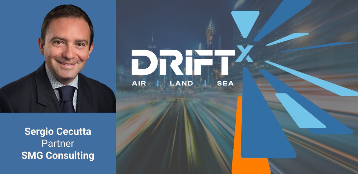We look forward to meeting all of our colleagues in the AAM industry next week at the @Driftx_AD show. Our Partner Sergio Cecutta will be in attendance as a speaker. If you would like to meet, do not hesitate to contact him on LinkedIn. #aam #mobility #airtaxi #evtol