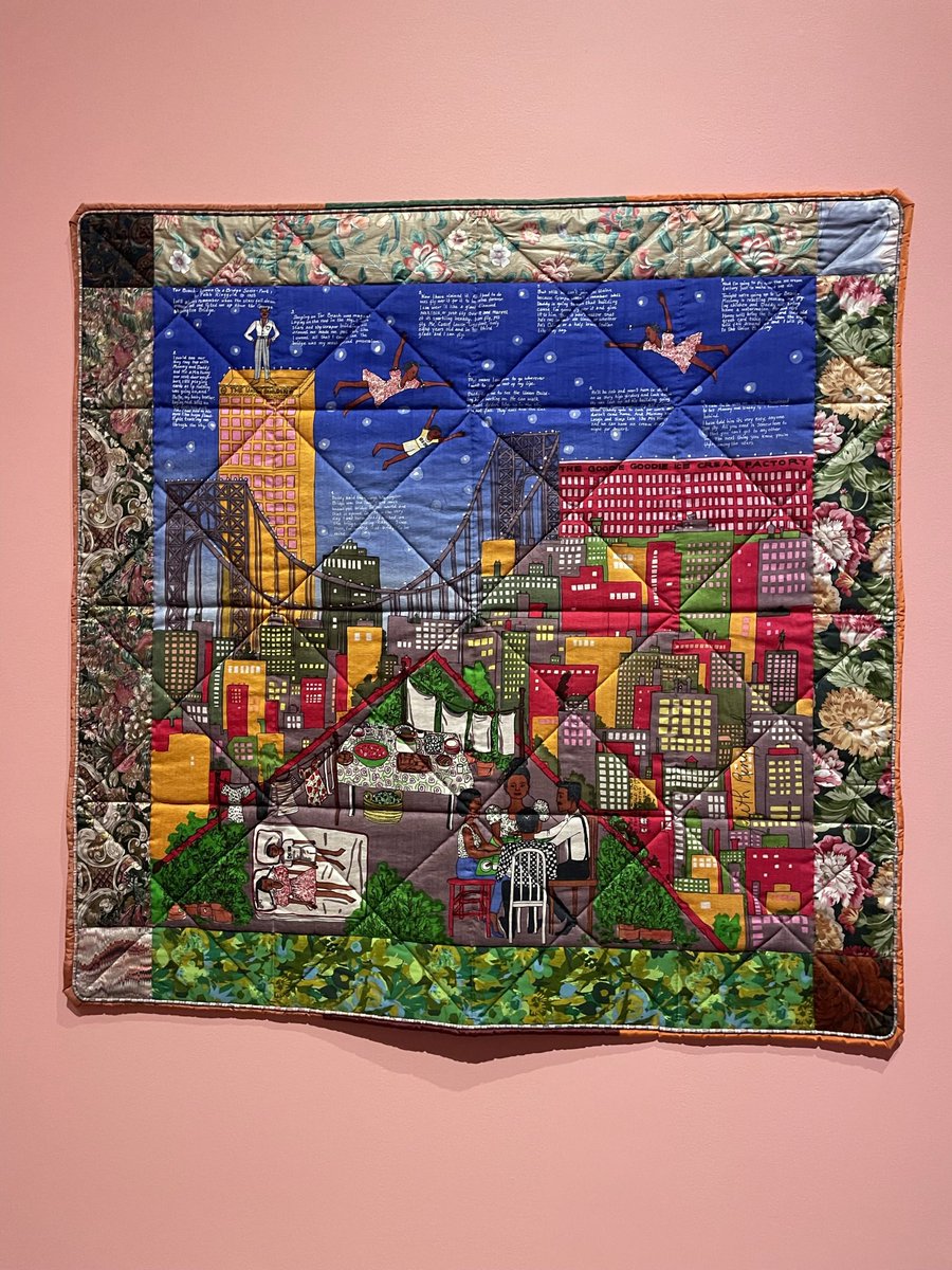 elisaoverhere's tweet photo. calls me back to my first time digging into Faith Ringgold's work at the recent exhibition at @mcachicago : https://t.co/oqjXCbPznc https://t.co/PhFbvIZIz0