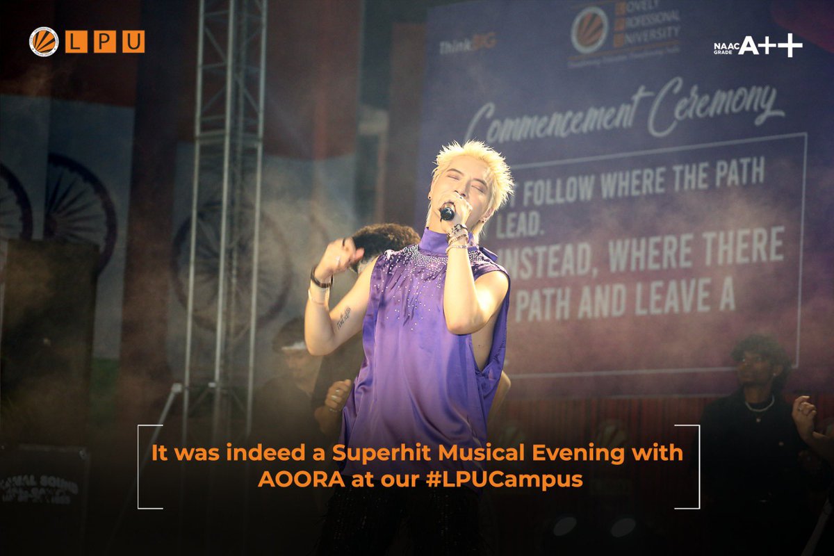 lpuuniversity's tweet photo. A blissful musical evening for the lovers of K-Pop at LPU!
#LPUForYou #LPUDiaries #LPUReview #LifeAtLPU #MusicLovers #EventsAtLPU #KPop #BestUniversity #TopUniversity #TuesdayThoughts #TuesdayMotivation #Aoora #MusicalEvenings #CelebsAtLPU #KoreanFans #CollegeLife #HappyVertos https://t.co/bf7uDM7VVh