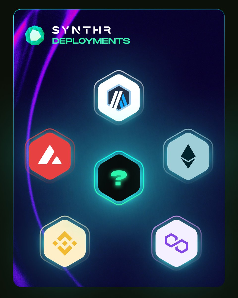 synthr_io's tweet photo. SYNTHR devs are cooking!
🛠️ After integrating 5 chains, we're eager for more. Tag your pick for the next one!
#DeFi https://t.co/56z9PCtGdO