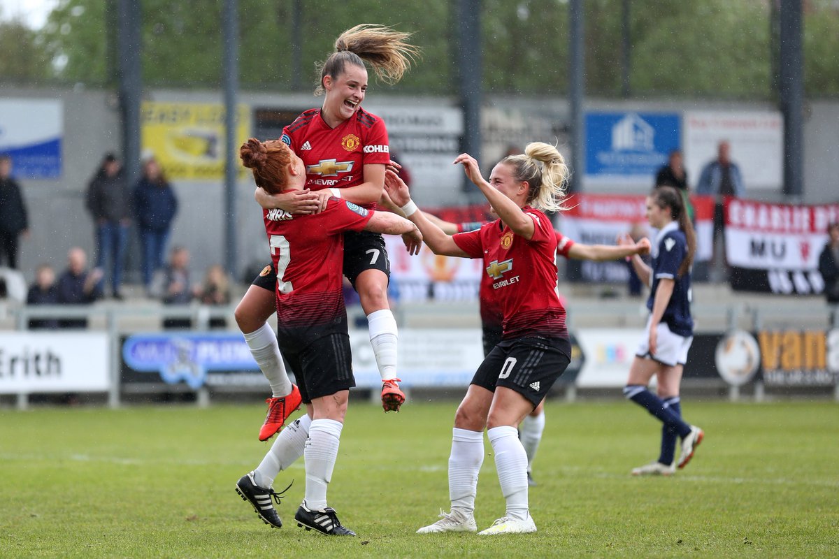 What a difference five years can make… Both @ManUtdWomen and @SpursWomen were promoted from the @BarclaysWC in 2019, and now they’re going to battle it out in the #AdobeWomensFACup Final. Amazing. 👏
