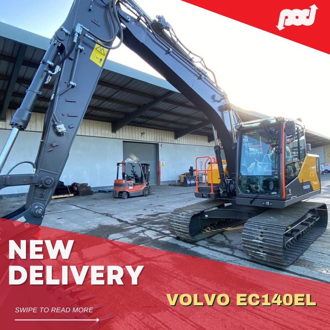 PODMachines's tweet image. It’s Delivery Tuesday !

Today&apos;s machine of the week is the EC140EL!

The EC140EL - Designed to deliver every function with superior efficiency.

Pat O&apos;Donnell &amp;amp; Co.
patodonnell.com

#volvoce #volvoscoop #volvoloader #construction #machinery #heavymachinery #machinerylife