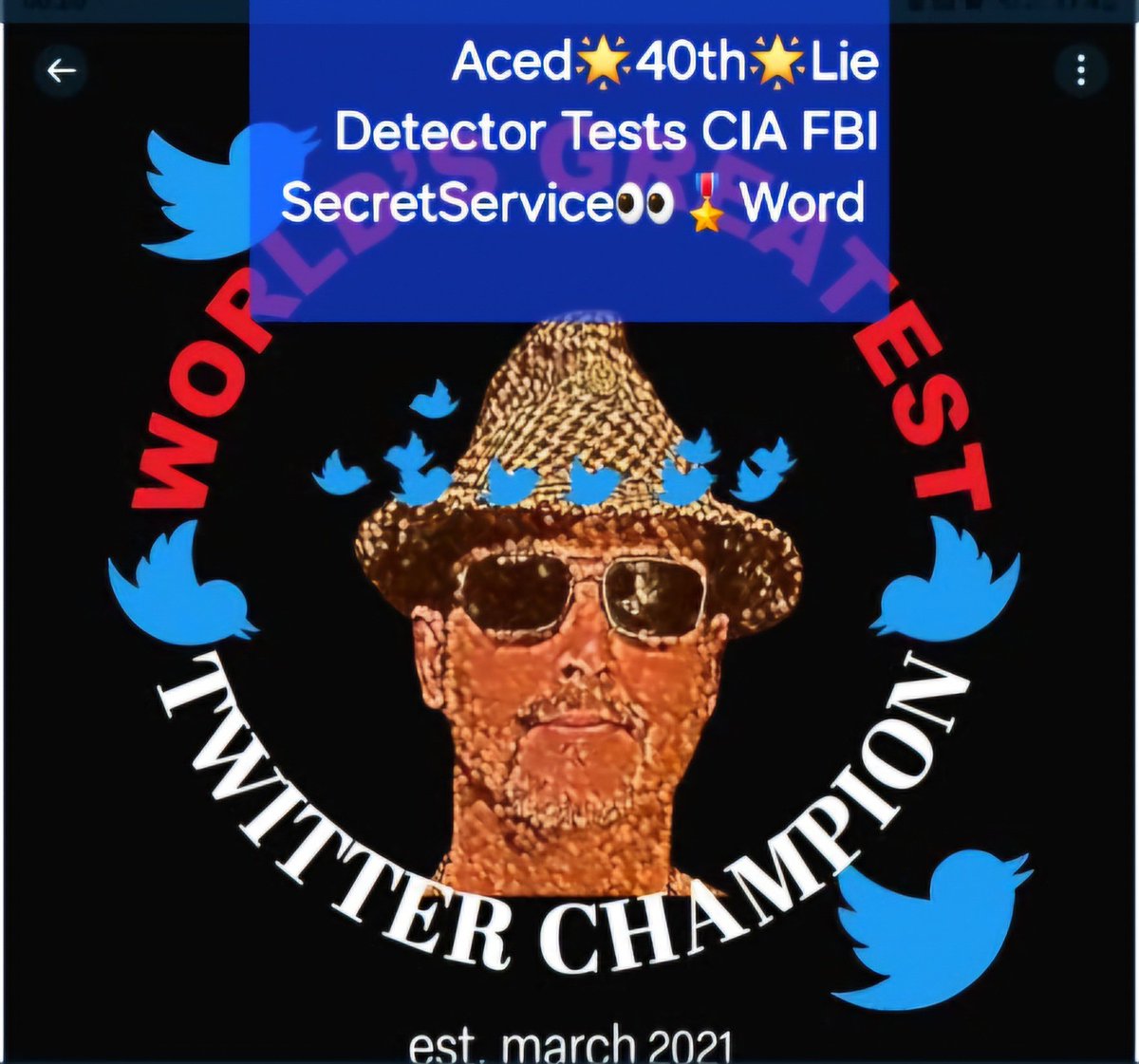 421frr's tweet photo. #CIA #FBI #SecretService Took Lie Detector Test Aced Racist🇺🇲 Worldwide Podcast"24🌐Affidavits Testfied @spotifypodcasts Live streaming around 🌎New York ✝️⛪️ ☦️Dismissed case🎯
#realDonaldTrump ✈️ End ⚖️#Ethical #HONEST #NOTRACIST #UpholdingConstitution
https://t.co/PFkCufeuEo https://t.co/pSFaKM4TFD