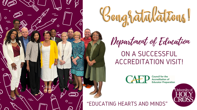 UofHC's tweet photo. Congratulations to the Department of Education Faculty on a tremendously successful Council for the Accreditation of Educator Preparation (CAEP) Accreditation visit! https://t.co/WuDjei59OM