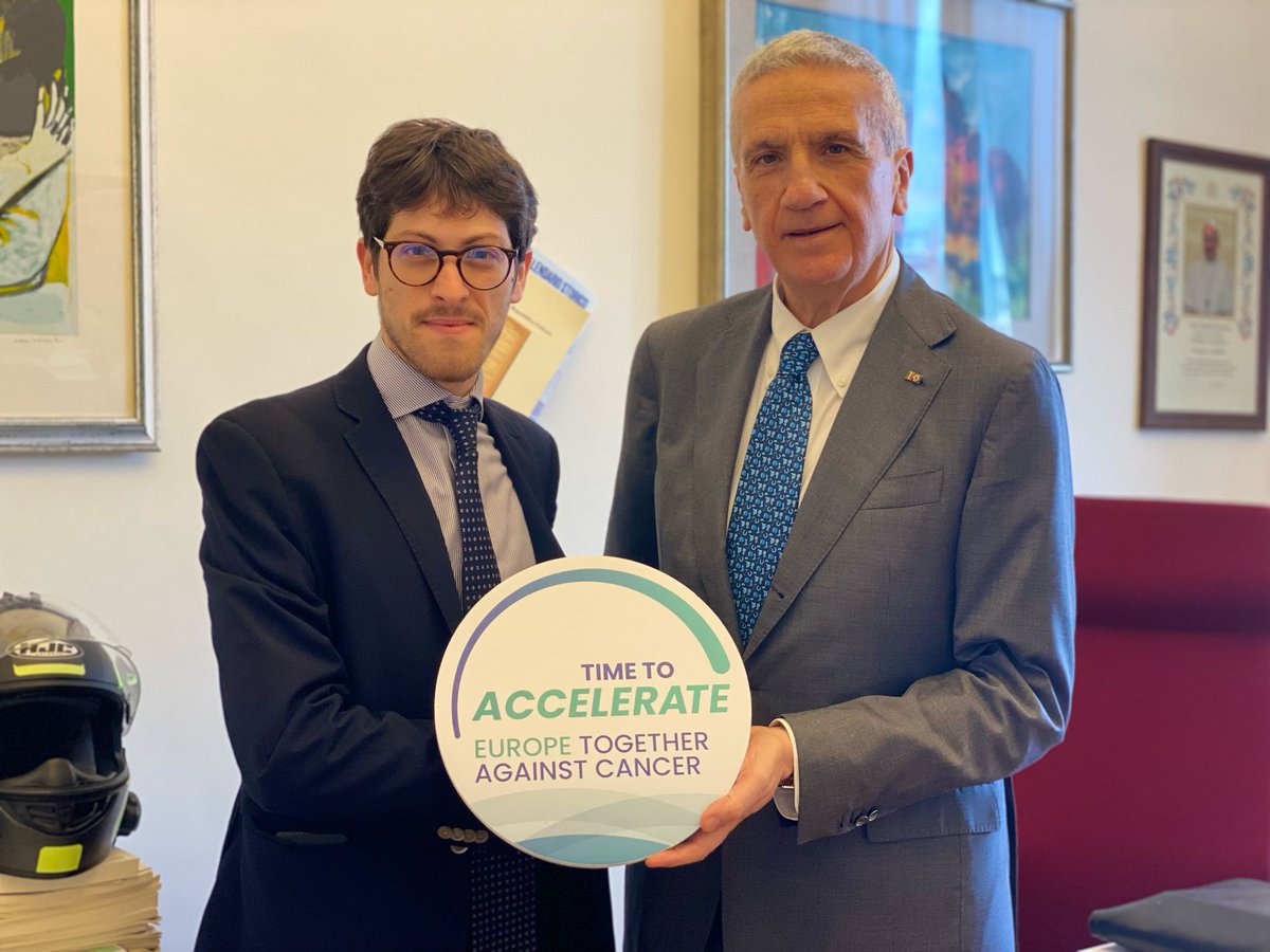 Riccardo_msc93's tweet photo. Oggi presentiamo lo #EUCancerManifesto ai Deputati e Senatori.Unità politica è possibile,per un benessere comune 🤝 Insieme,possiamo ambire a migliorare oncologia e sconfiggere il #cancro
#TimeToAccelerate
#EUCancer 🇪🇺🇮🇹
@MurelliElena @CrisantiEuropa @LCiocchetti @YleniaZambito https://t.co/AWB0yBtPT4