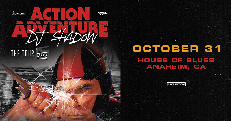 Known for his innovation in genres such as hip-hop, ambient, and trip-hop, @djshadow will be stopping by Our House for Action Adventure The Tour 🚀 TAKE TWO on October 31st 🎶 Presale: TOMORROW (4/17) at 10 AM On sale: FRIDAY (4/19) at 10 AM 🔗: livemu.sc/4aTnezN