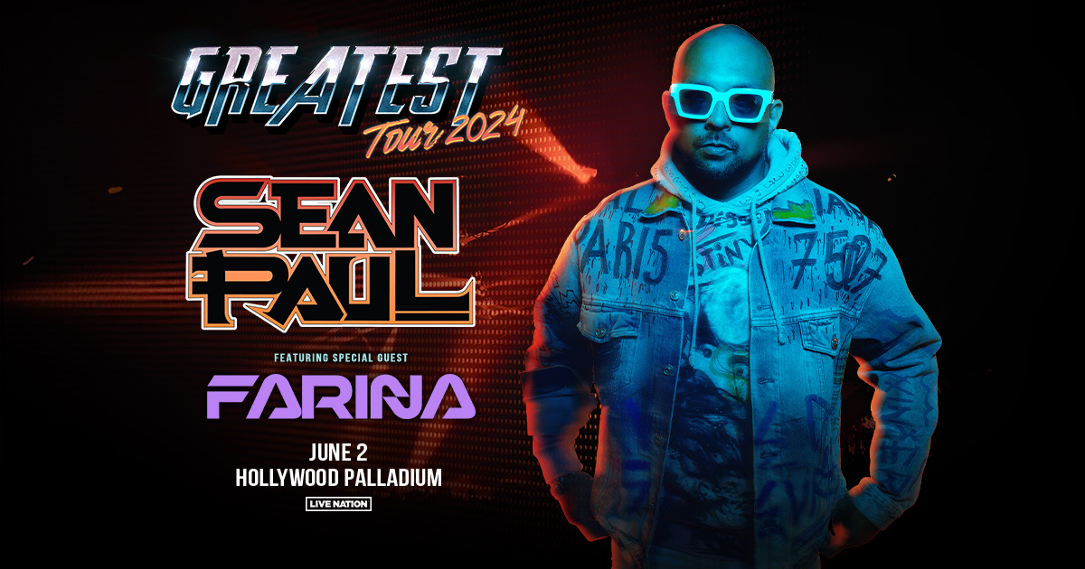 SUPPORT ANNOUNCE 🚨 Farina joining us on June 2nd with Sean Paul for the Greatest Tour 2024! 🔗 Get your tickets now: livemu.sc/3xALqIJ